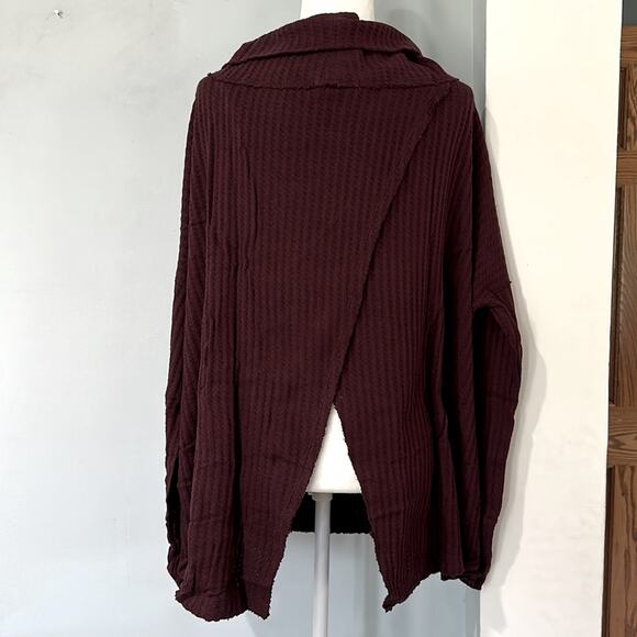 Free People Juicy Long Sleeve Tunic Top Size L - Picture 6 of 10